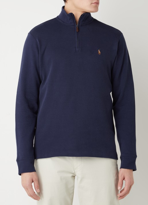 Ralph Lauren Fijngebreide pullover met halve rits
