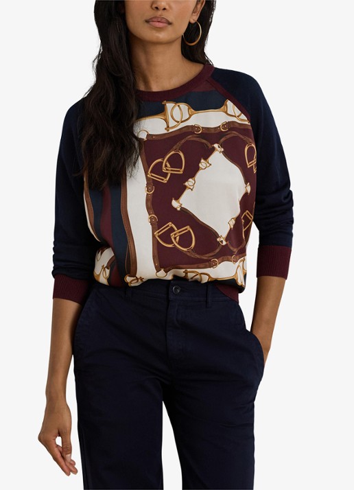 Ralph Lauren Fijngebreide trui met grafische print