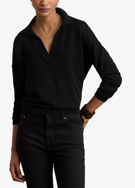 Ralph Lauren Fijngebreide trui met kraag