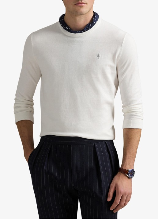 Ralph Lauren Fijngebreide trui met logoborduring