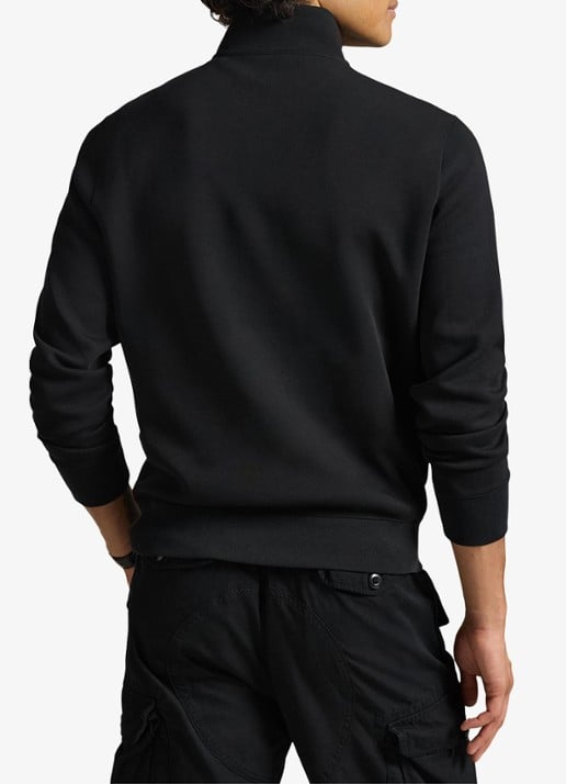 Ralph Lauren Fijngebreide trui met logoborduring - achterkant 5 zwart