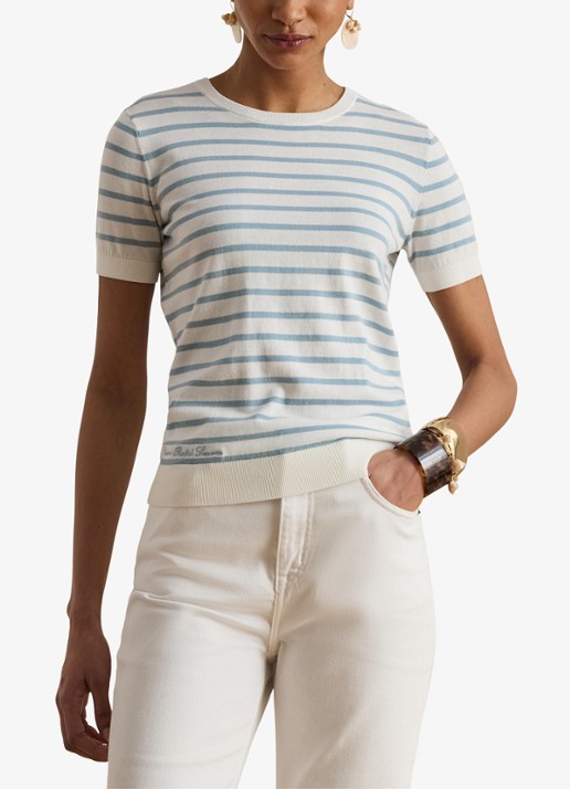 Ralph Lauren Fijngebreide trui met streepprint