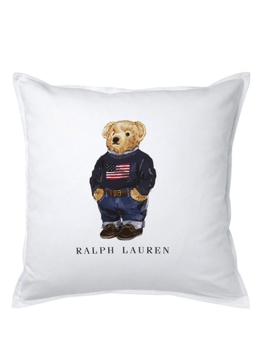 Ralph Lauren FLAGSWEA White       Cushion c - voorkant wit