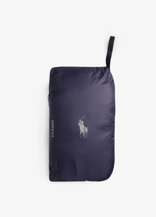 Ralph Lauren Gevoerde performance bodywarmer met rits - detail 3 collection navy / donkerblauw