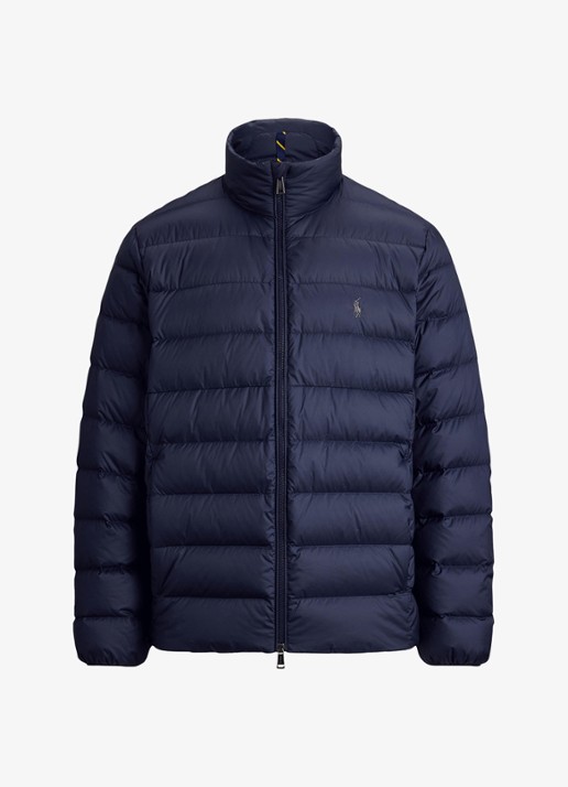 Ralph Lauren Gevoerde performance bodywarmer met rits - voorkant 5 collection navy / donkerblauw