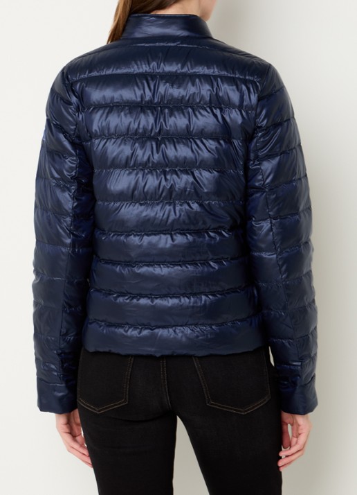 Ralph Lauren Gewatteerd jack met donsvulling en klepzakken - achterkant 7 dk navy-2xea / blauw