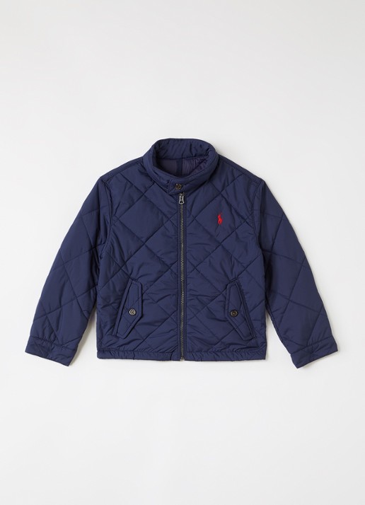 Ralph Lauren Gewatteerd windjack met quilt patroon