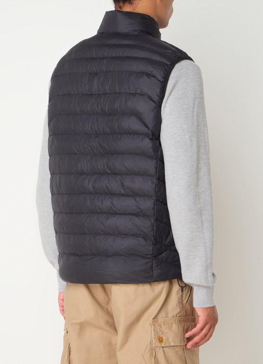 Ralph Lauren Gewatteerde bodywarmer met ritszakken  - achterkant 8 zwart