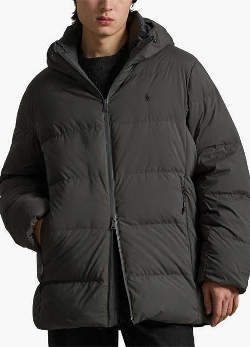 Ralph Lauren Gewatteerde jas met donsvulling en capuchon