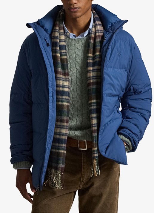 Ralph Lauren Gewatteerde jas met donsvulling en capuchon