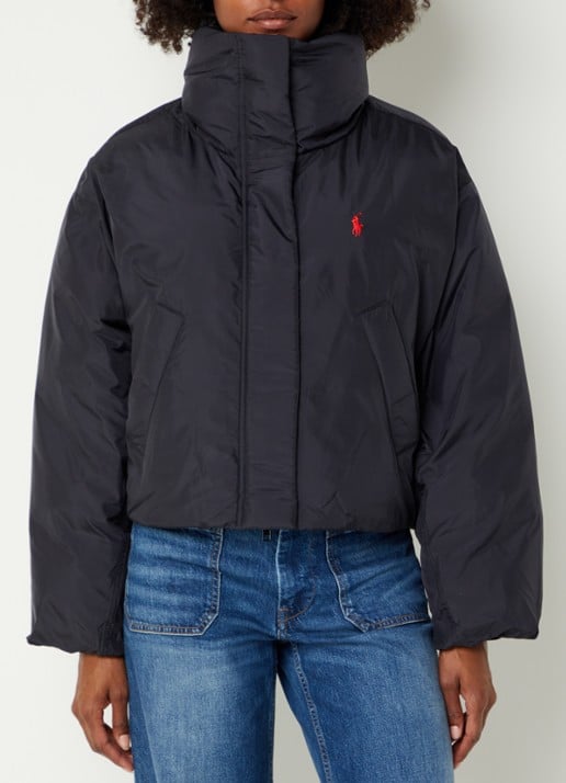 Ralph Lauren Gewatteerde puffer jas met steekzakken
