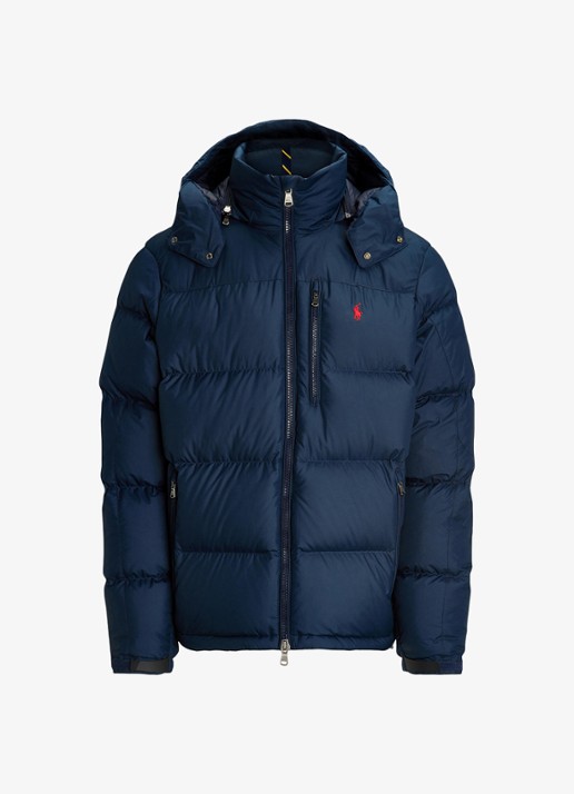 Ralph Lauren Gorham donsjack - voorkant 6 collection navy / donkerblauw