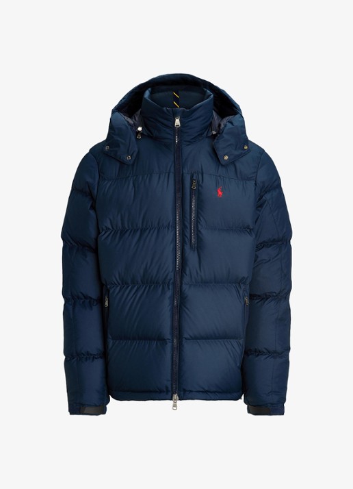 Ralph Lauren Gorham donsjack - voorkant 8 collection navy / donkerblauw