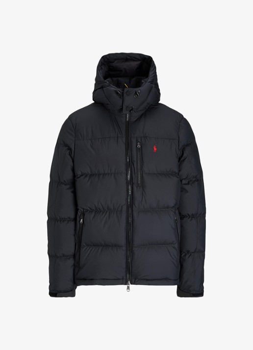 Ralph Lauren Gorham donsjack - voorkant 5 polo black / zwart