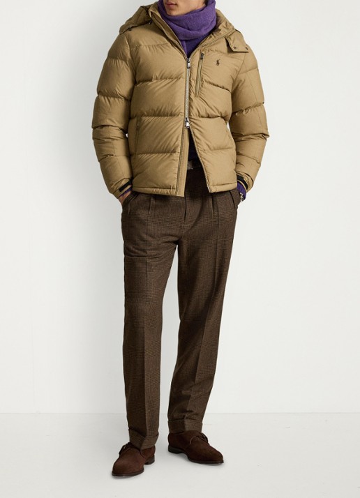 Ralph Lauren Gorham puffer jack met donsvulling en ritszakken