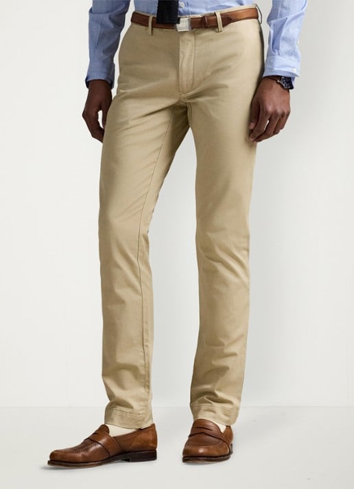 Ralph Lauren Greenwich slim fit chino met stretch