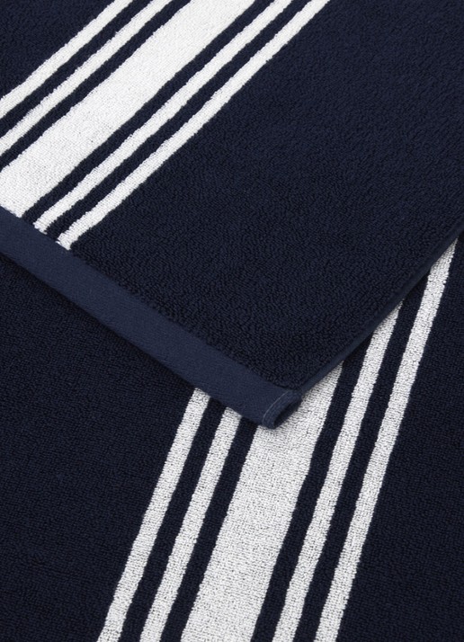 Ralph Lauren Hallie badlaken - 90 x 170 cm - achterkant donkerblauw