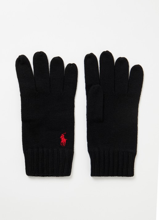 Ralph Lauren Handschoenen van wol met logoborduring