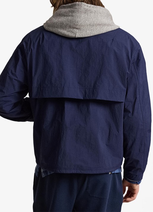 Ralph Lauren Hayford jack met ritszakken - achterkant 3 donkerblauw