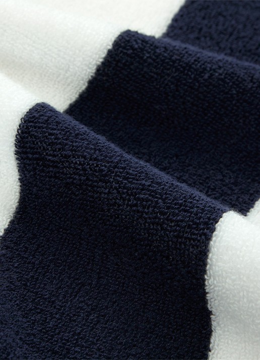 Ralph Lauren Henley badlaken 170 x 90 cm - achterkant 3 donkerblauw