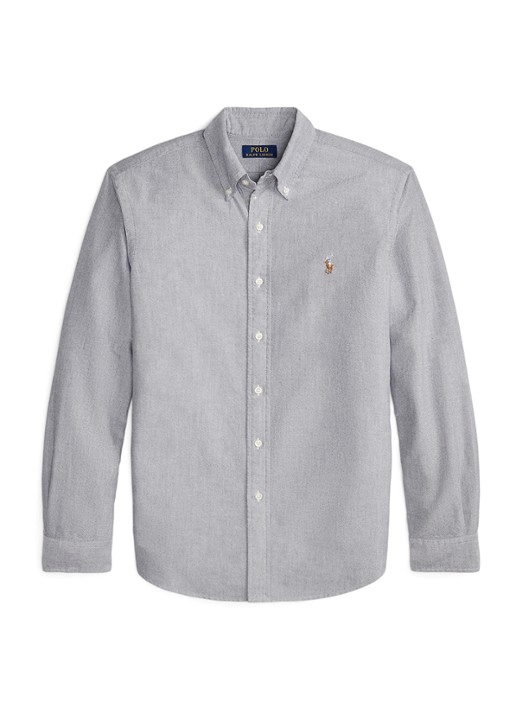 Ralph Lauren Het iconische Oxford overhemd - voorkant 4 slate