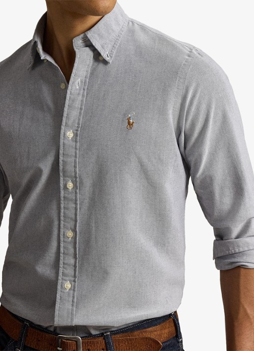 Ralph Lauren Het iconische Oxford overhemd - detail 5 navy