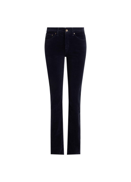 Ralph Lauren High waist slim fit jeans van corduroy