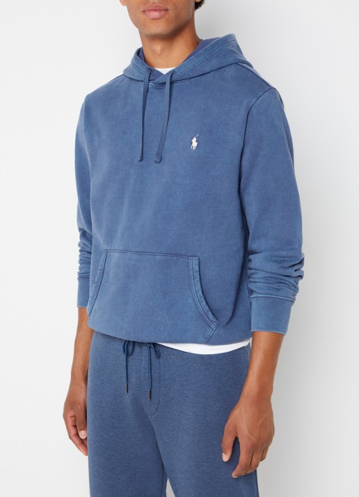 Ralph Lauren Hoodie met kangoeroezak - detail 4 light navy