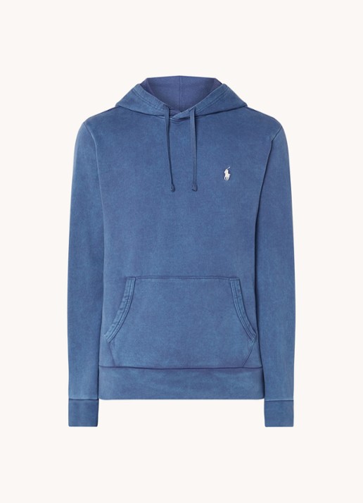 Ralph Lauren Hoodie met kangoeroezak - voorkant 2 light navy