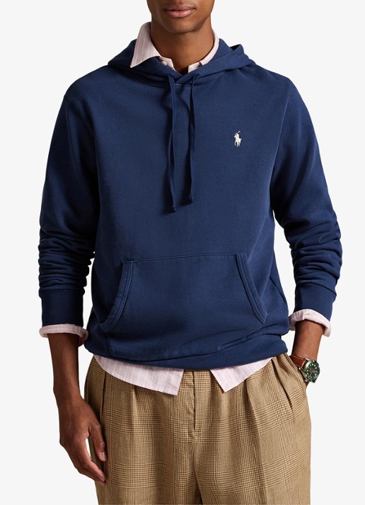 Ralph Lauren Hoodie met kangoeroezak - detail 4 cruise navy / donkerblauw