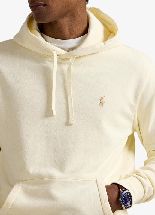 Ralph Lauren Hoodie met kangoeroezak - detail 4 clubhouse cream / creme