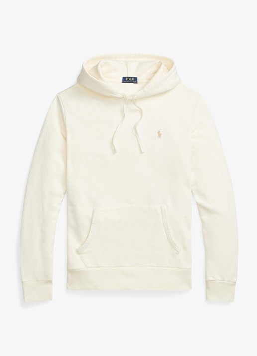 Ralph Lauren Hoodie met kangoeroezak - voorkant clubhouse cream / creme