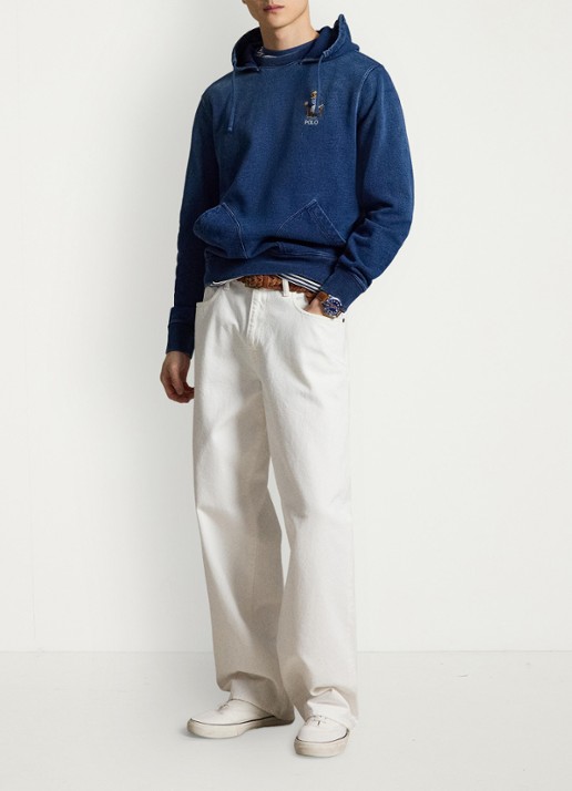 Ralph Lauren Hoodie met logo en opgestikte zakken