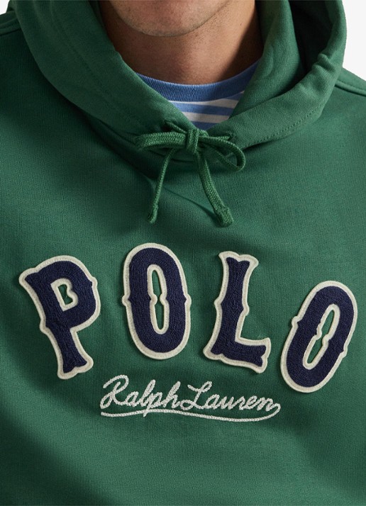 Ralph Lauren Hoodie met logo - detail 3 verano green / groen