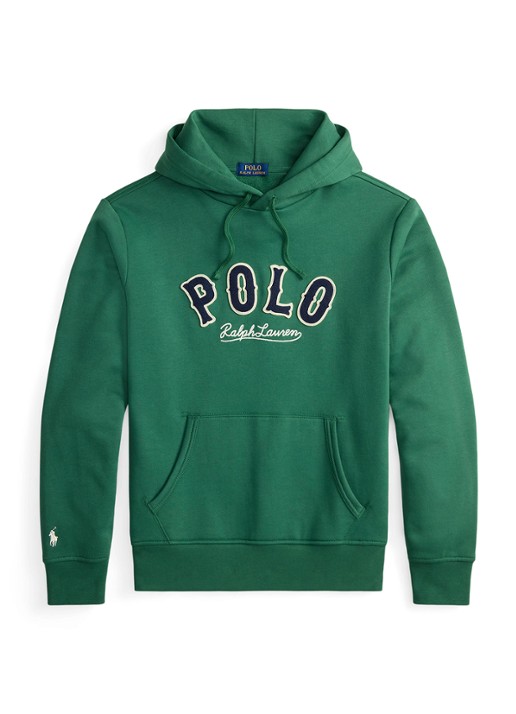 Ralph Lauren Hoodie met logo - voorkant 4 verano green / groen
