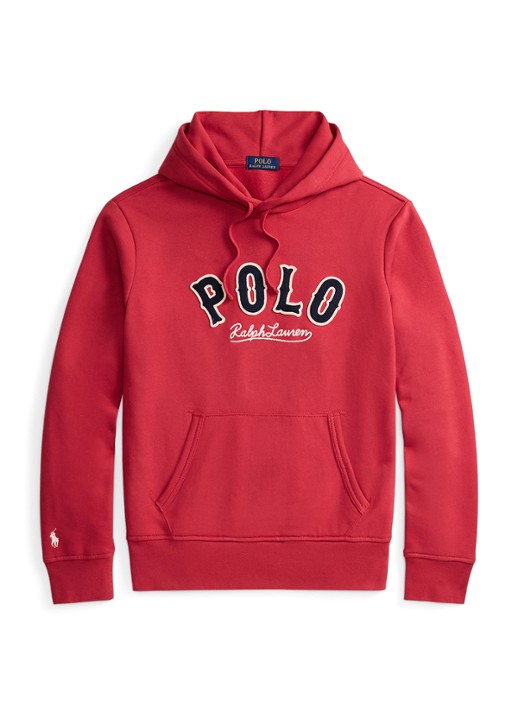 Ralph Lauren Hoodie met logo - voorkant 3 sunrise red / rood