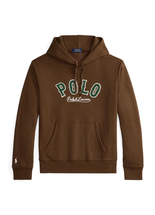 Ralph Lauren Hoodie met logo - voorkant york brown / bruin