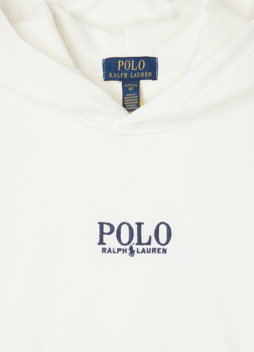 Ralph Lauren Hoodie met logoborduring - detail 3 wit