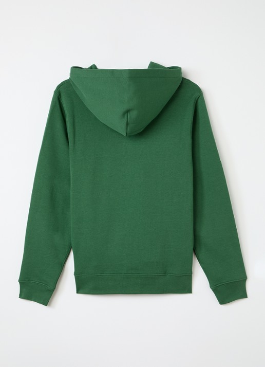 Ralph Lauren Hoodie met logoborduring - voorkant 2 felgroen