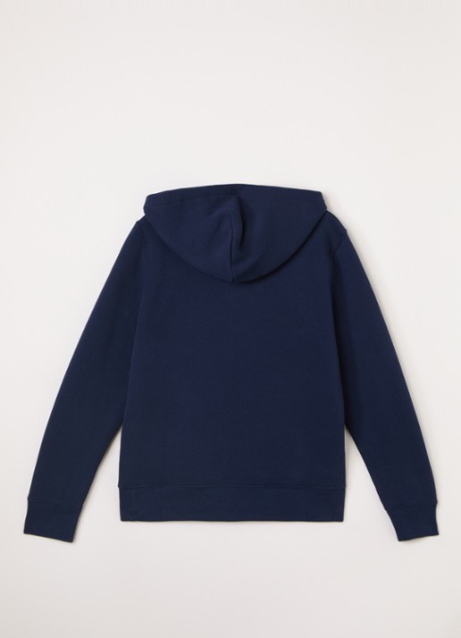 Ralph Lauren Hoodie met logoborduring - voorkant 2 donkerblauw