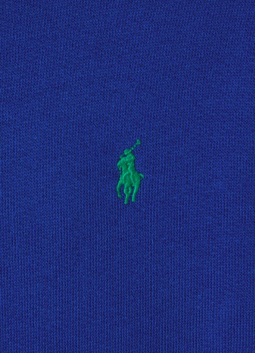 Ralph Lauren Hoodie met logoborduring - detail 3 kobaltblauw