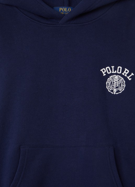 Ralph Lauren Hoodie met logoborduring - detail 3 donkerblauw