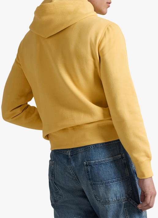 Ralph Lauren Hoodie met logoborduring - achterkant corn yellow / geel