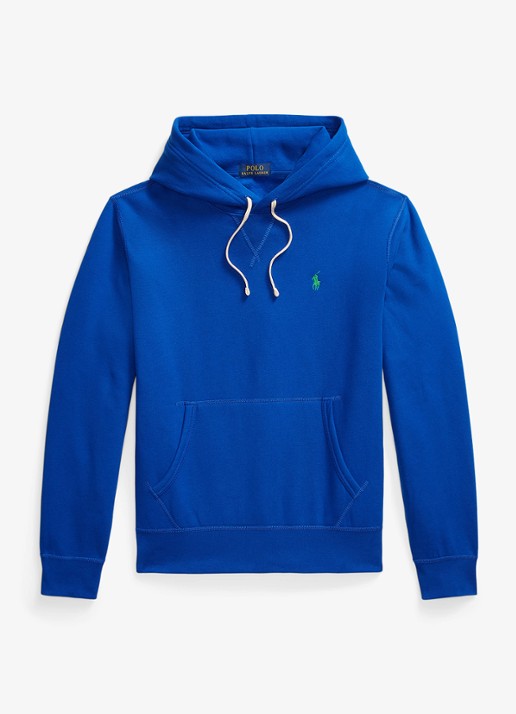 Ralph Lauren Hoodie met logoborduring - voorkant pacific royal