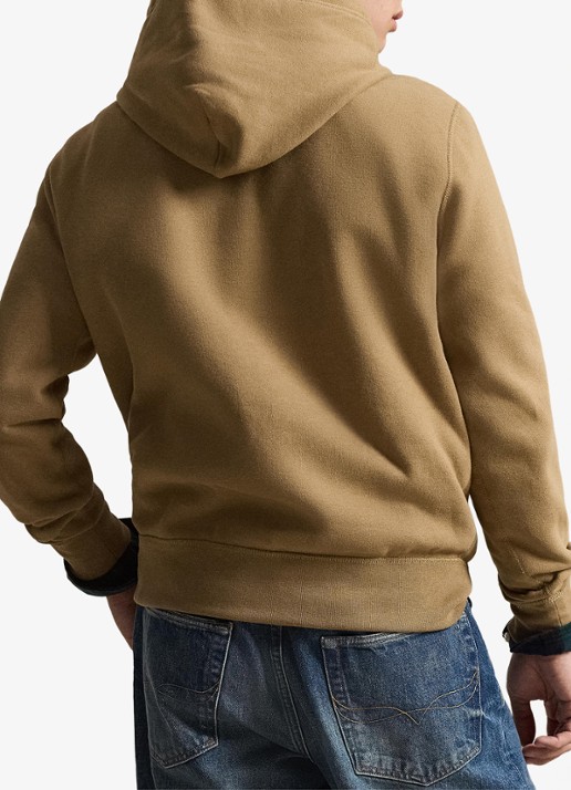 Ralph Lauren Hoodie met logoborduring - achterkant 5 new tan