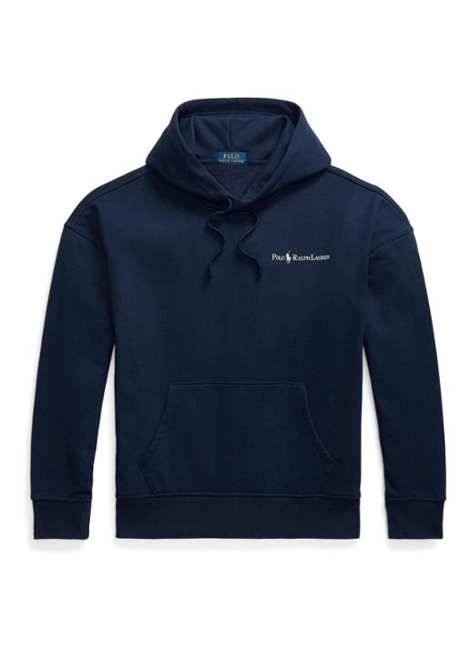 Ralph Lauren Hoodie met logoborduring - voorkant cruise navy / donkerblauw
