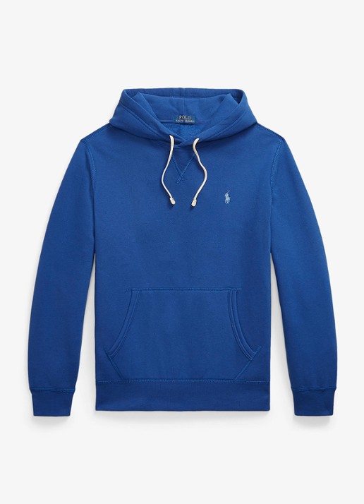 Ralph Lauren Hoodie met logoborduring - voorkant 2 blue yacht / blauw