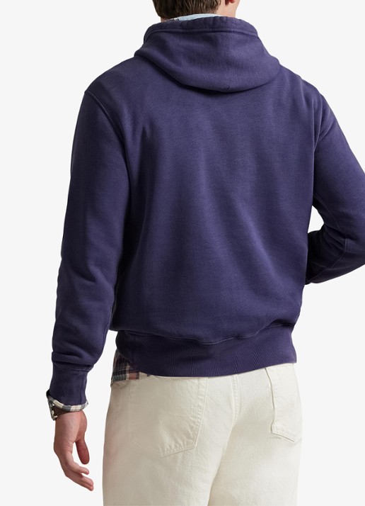 Ralph Lauren Hoodie met logoprint - achterkant dark cobalt-2x28