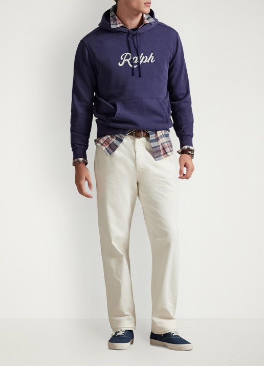 Ralph Lauren Hoodie met logoprint - voorkant 3 dark cobalt-2x28