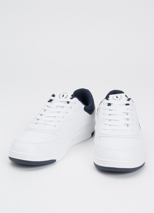 Ralph Lauren J-Masters Court II sneaker met logo - detail 3 wit